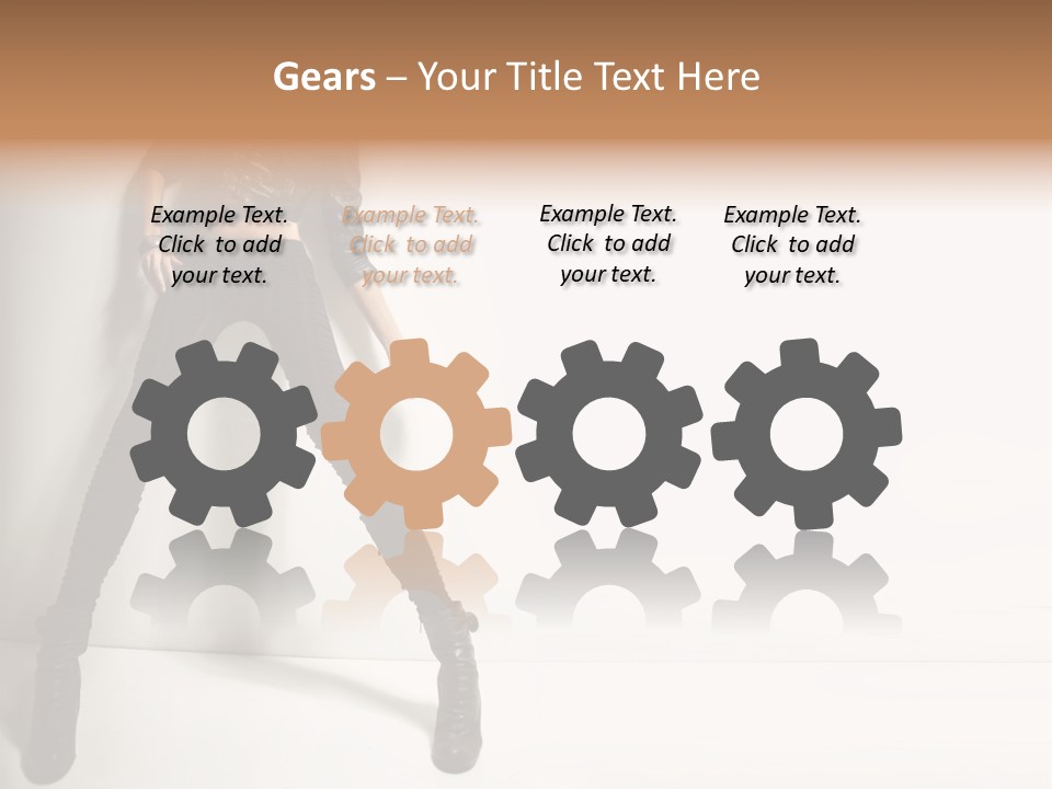 Cosmetics White Elegance PowerPoint Template