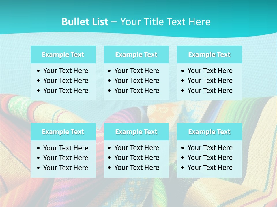 Market Soft Fabric PowerPoint Template