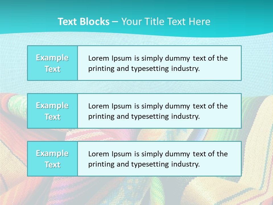 Market Soft Fabric PowerPoint Template