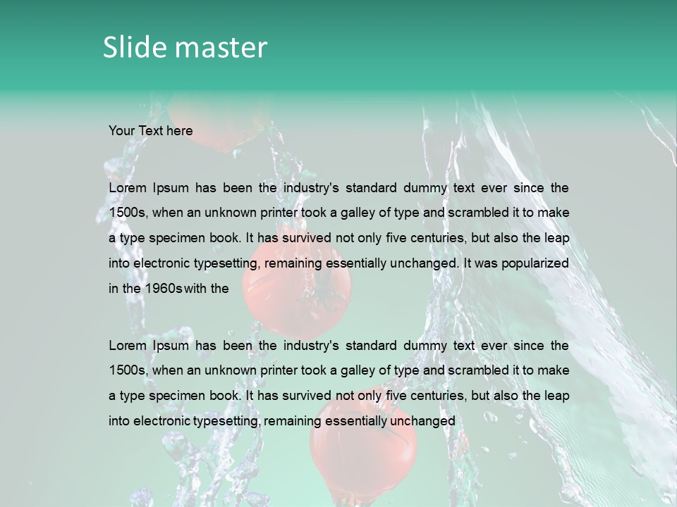 Food Red Juicy PowerPoint Template