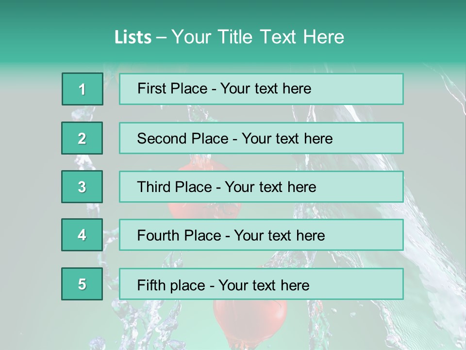 Food Red Juicy PowerPoint Template