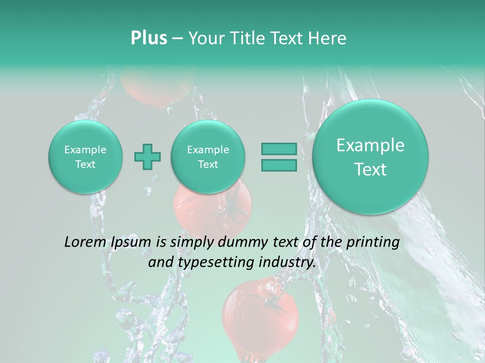 Food Red Juicy PowerPoint Template