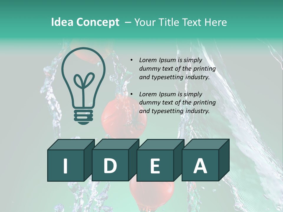 Food Red Juicy PowerPoint Template