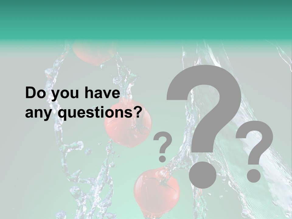 Food Red Juicy PowerPoint Template