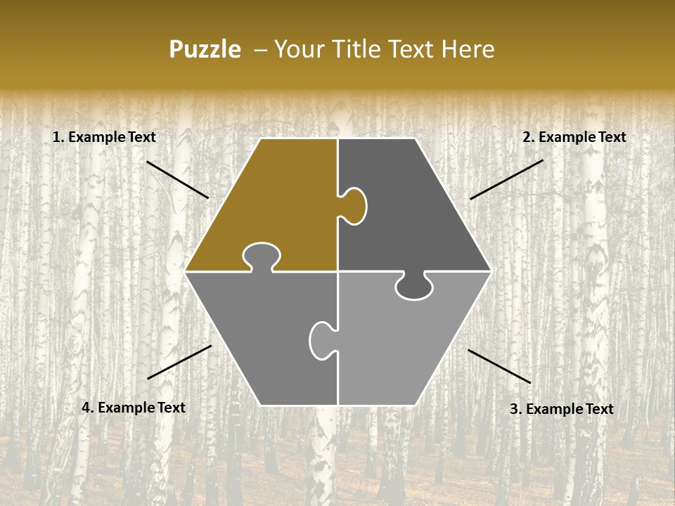 Branch Landscape Still PowerPoint Template
