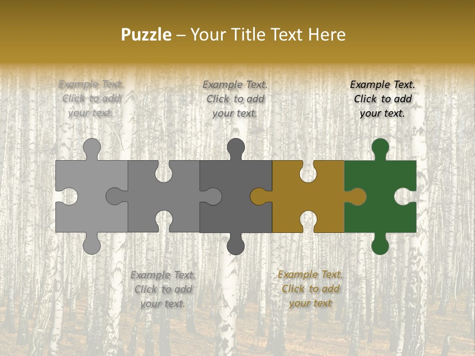 Branch Landscape Still PowerPoint Template