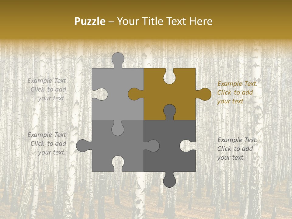Branch Landscape Still PowerPoint Template