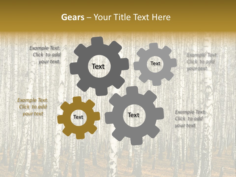 Branch Landscape Still PowerPoint Template