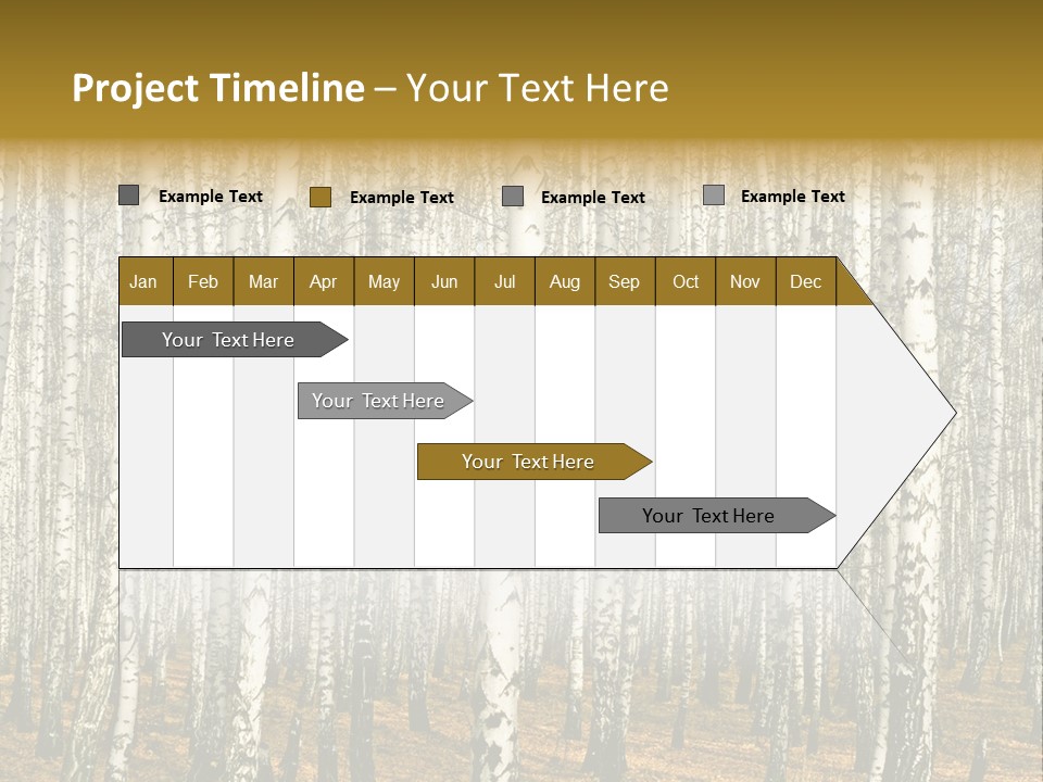 Branch Landscape Still PowerPoint Template