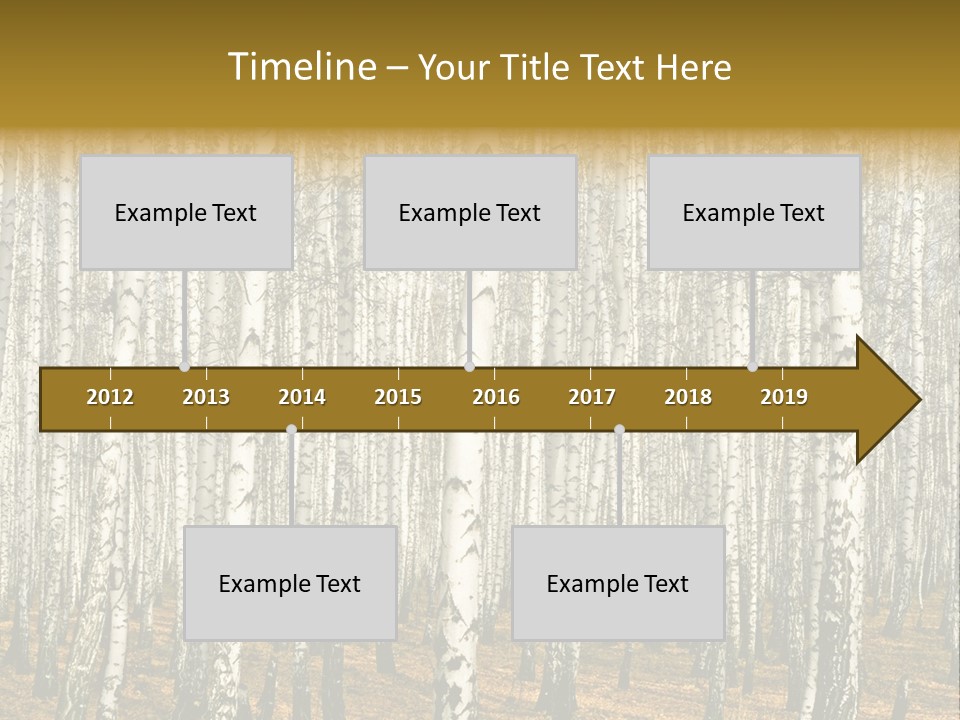 Branch Landscape Still PowerPoint Template