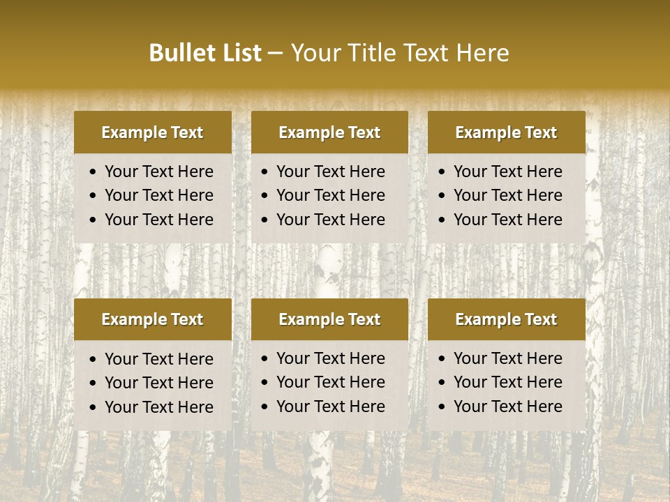 Branch Landscape Still PowerPoint Template