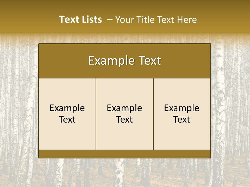 Branch Landscape Still PowerPoint Template