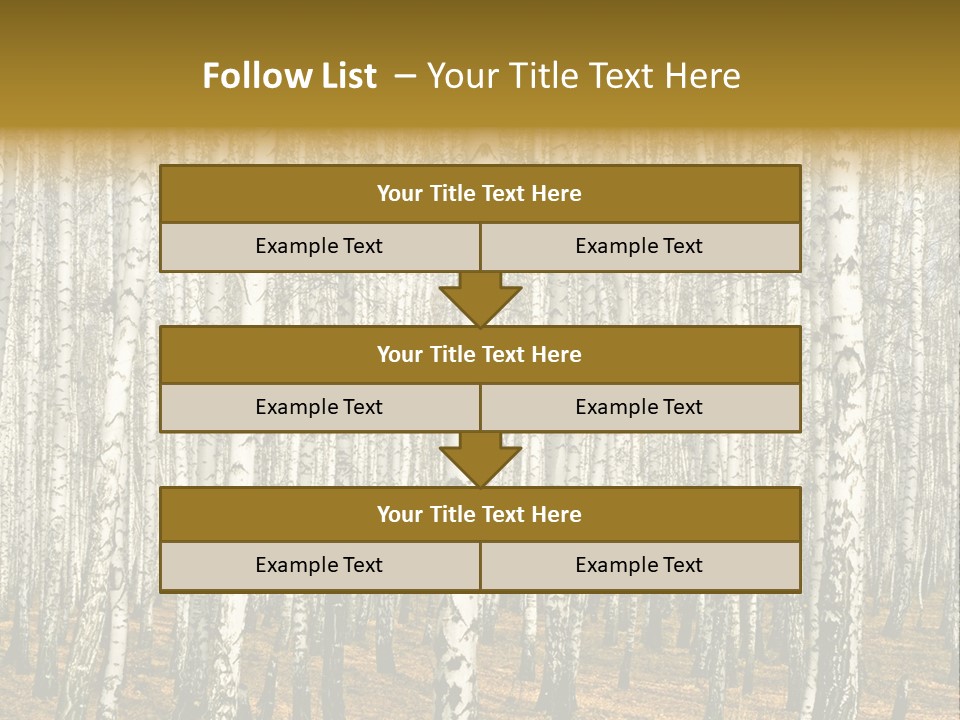 Branch Landscape Still PowerPoint Template