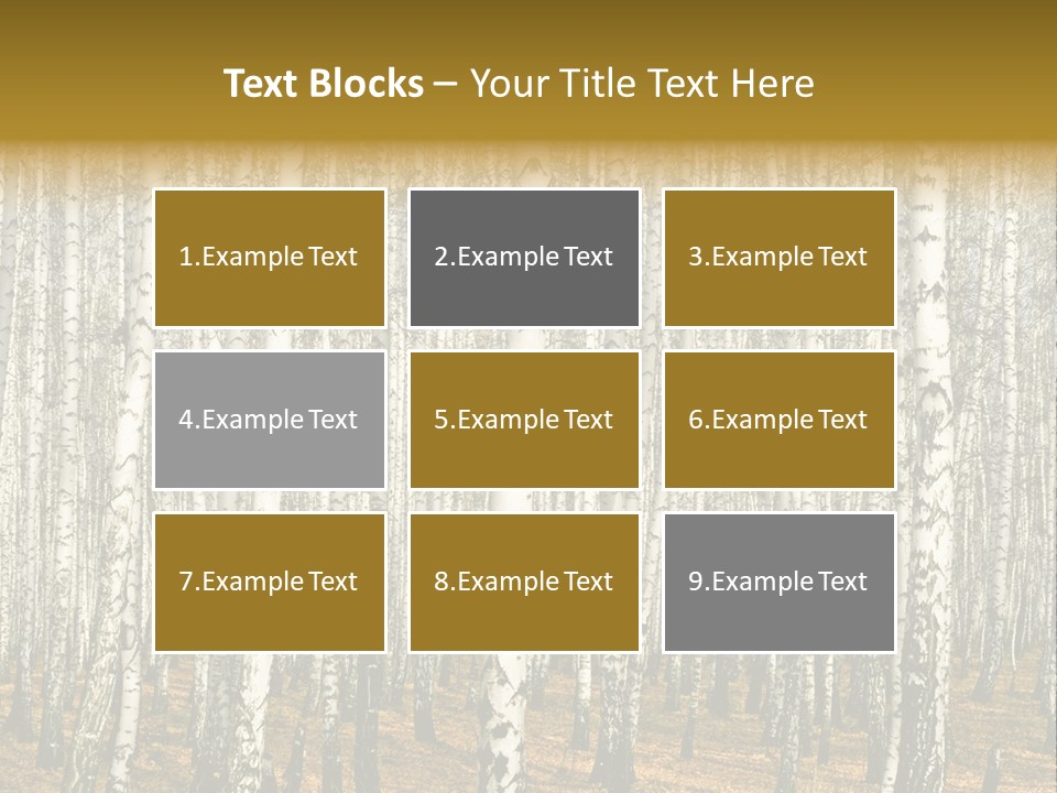 Branch Landscape Still PowerPoint Template