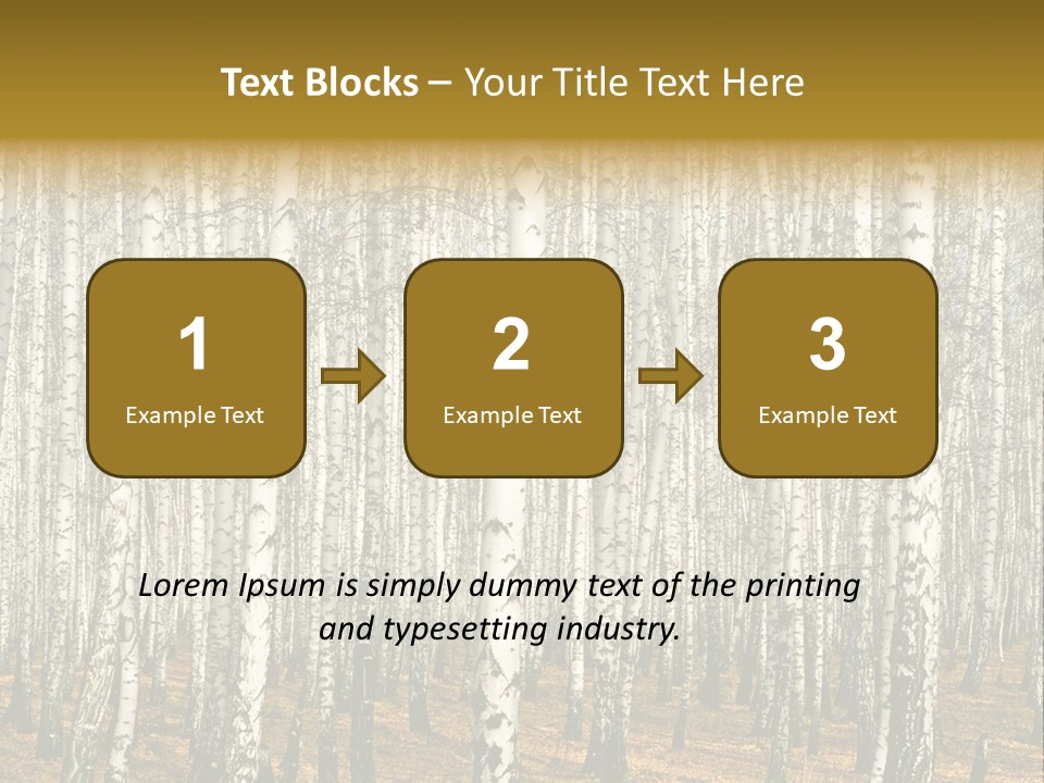 Branch Landscape Still PowerPoint Template