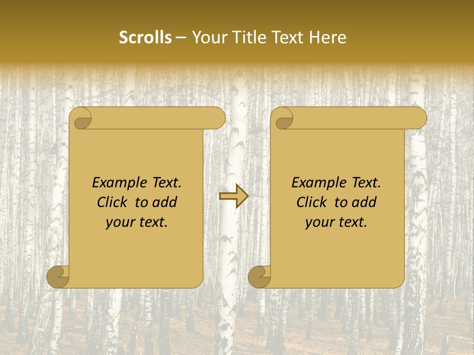 Branch Landscape Still PowerPoint Template