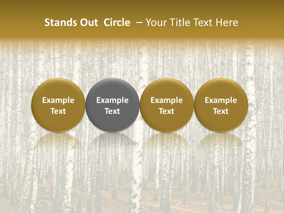 Branch Landscape Still PowerPoint Template