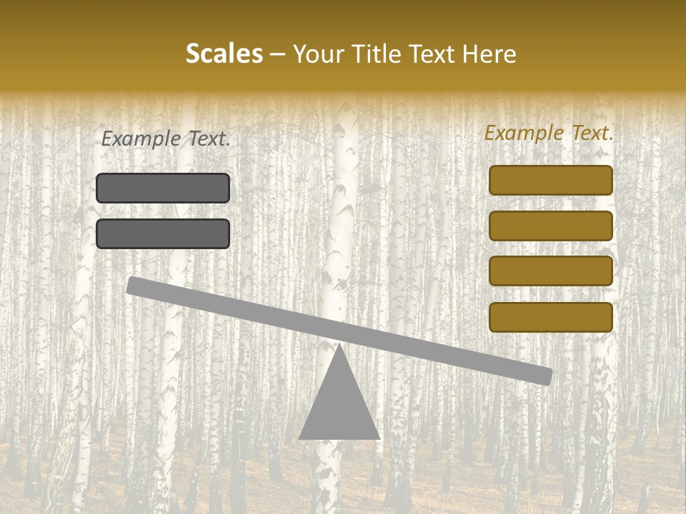Branch Landscape Still PowerPoint Template