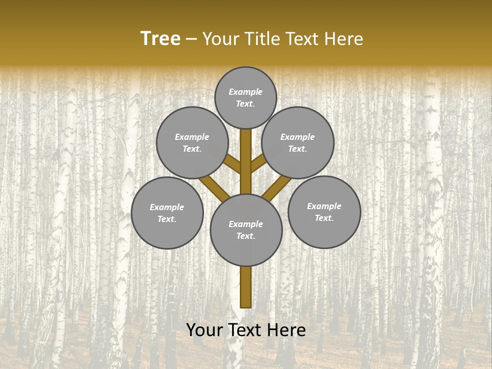 Branch Landscape Still PowerPoint Template