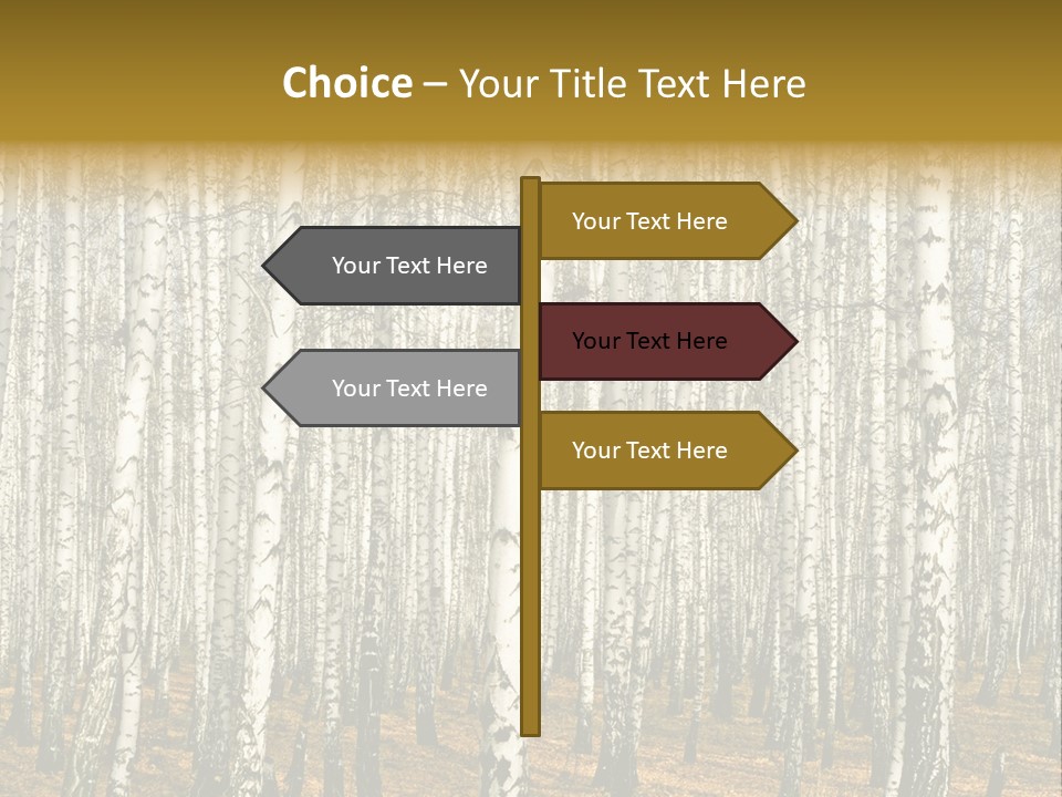 Branch Landscape Still PowerPoint Template