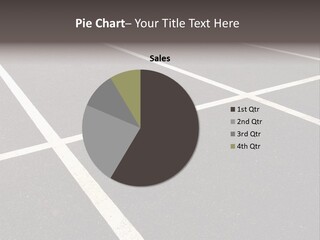 Empty Slot Road PowerPoint Template