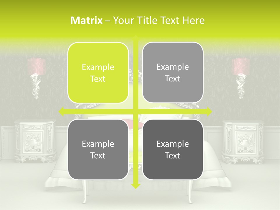 Cushion Pillow Fashionable PowerPoint Template