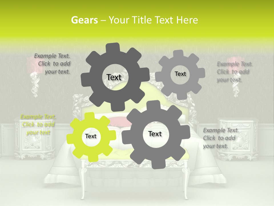 Cushion Pillow Fashionable PowerPoint Template