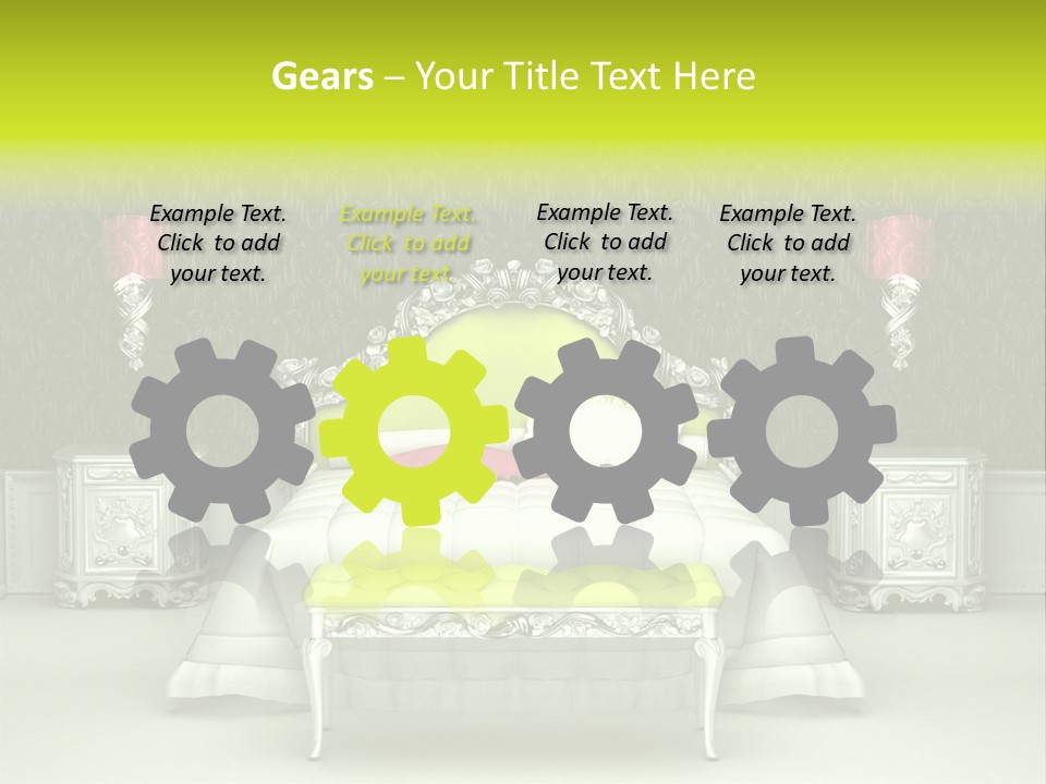 Cushion Pillow Fashionable PowerPoint Template