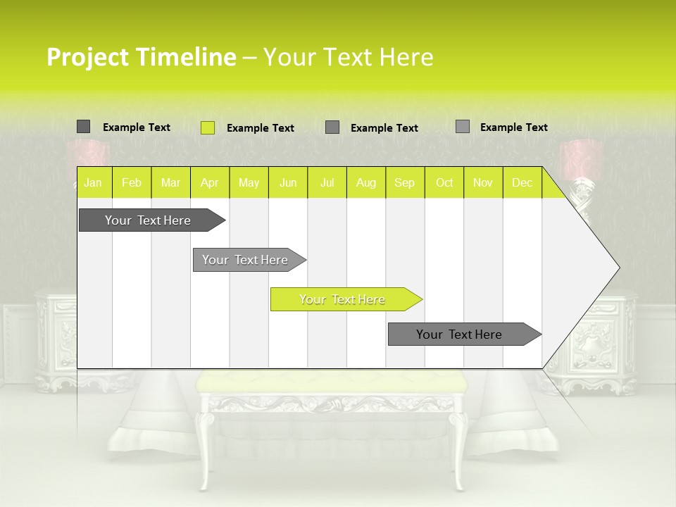 Cushion Pillow Fashionable PowerPoint Template