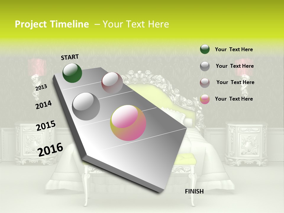 Cushion Pillow Fashionable PowerPoint Template