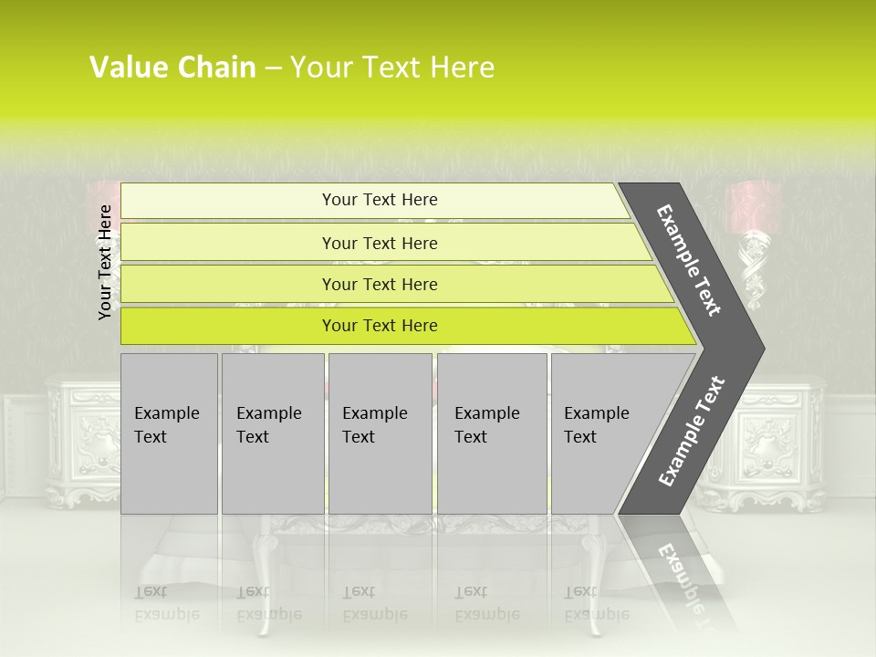 Cushion Pillow Fashionable PowerPoint Template