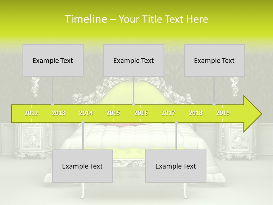 Cushion Pillow Fashionable PowerPoint Template