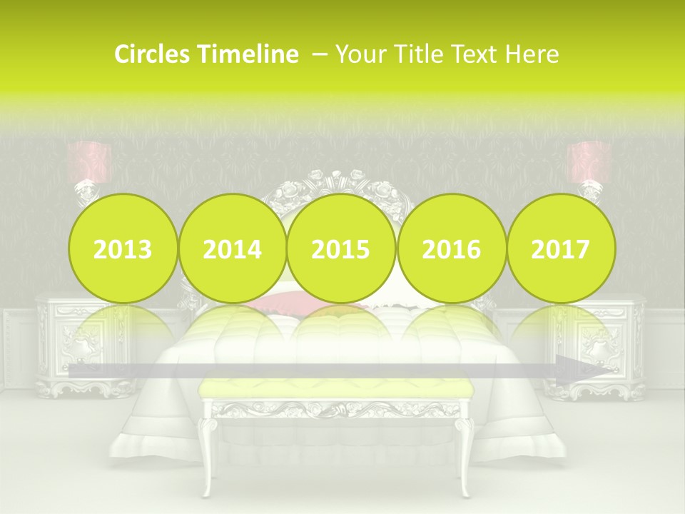 Cushion Pillow Fashionable PowerPoint Template