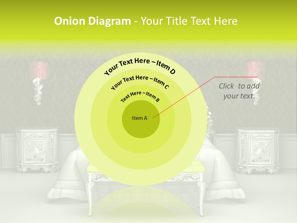 Cushion Pillow Fashionable PowerPoint Template