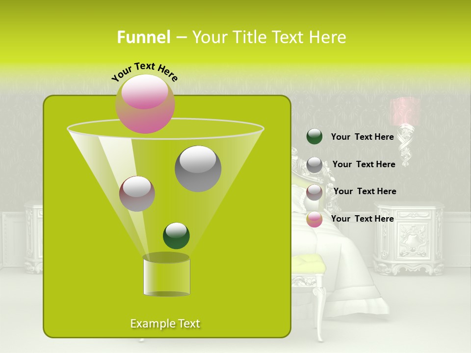 Cushion Pillow Fashionable PowerPoint Template