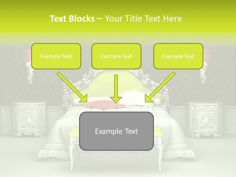 Cushion Pillow Fashionable PowerPoint Template