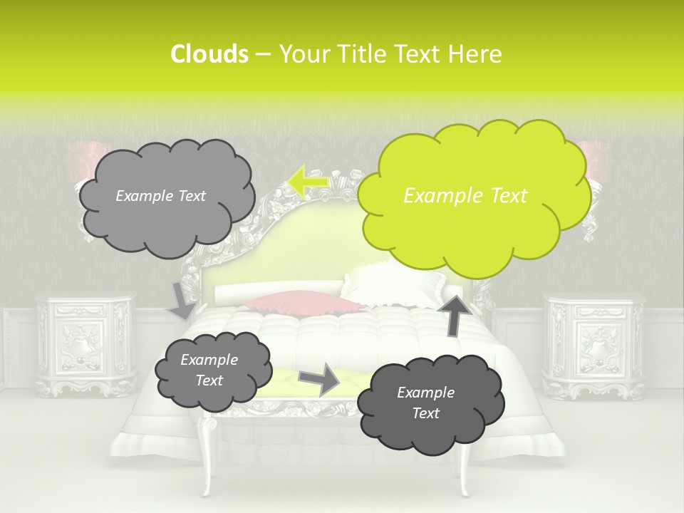 Cushion Pillow Fashionable PowerPoint Template