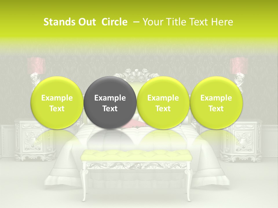 Cushion Pillow Fashionable PowerPoint Template