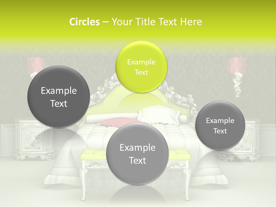 Cushion Pillow Fashionable PowerPoint Template