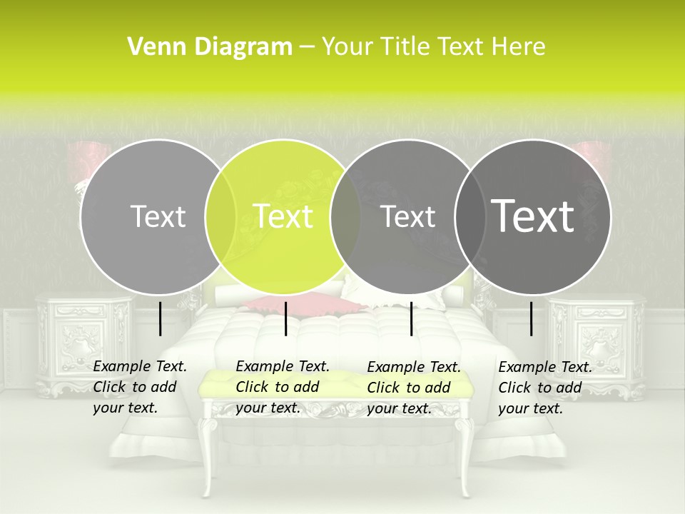 Cushion Pillow Fashionable PowerPoint Template