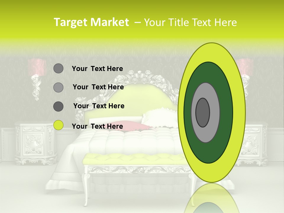 Cushion Pillow Fashionable PowerPoint Template