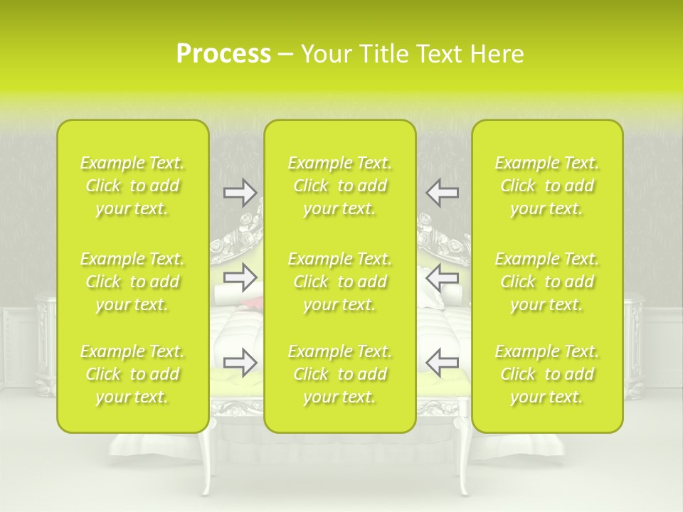 Cushion Pillow Fashionable PowerPoint Template