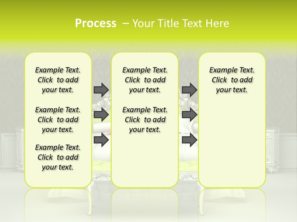 Cushion Pillow Fashionable PowerPoint Template