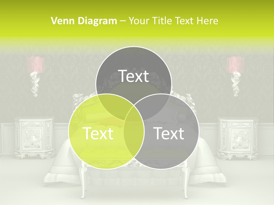 Cushion Pillow Fashionable PowerPoint Template