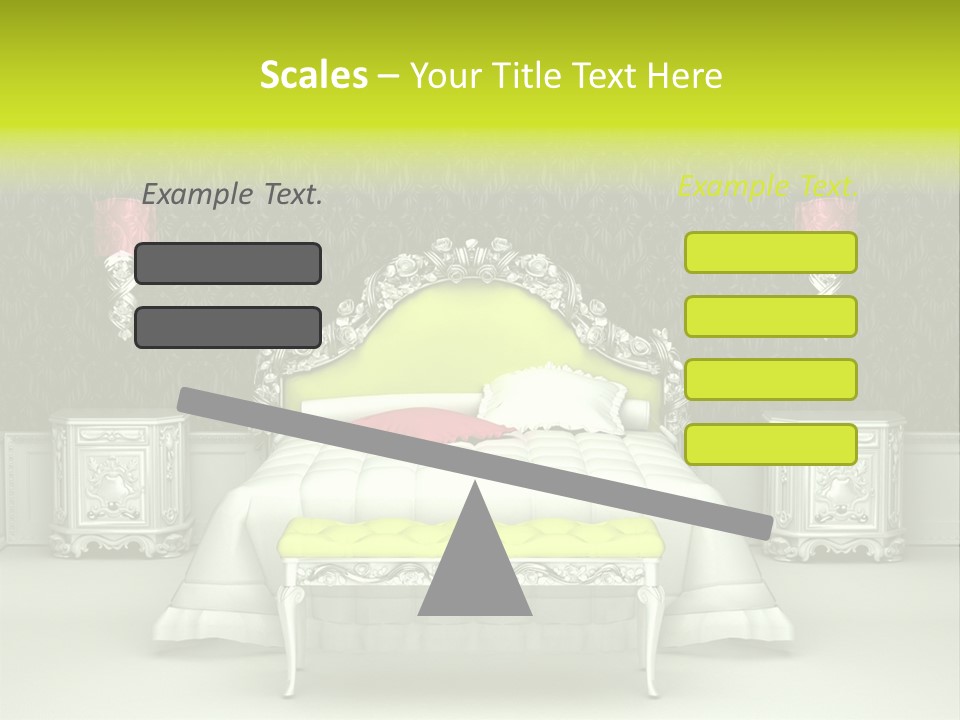 Cushion Pillow Fashionable PowerPoint Template