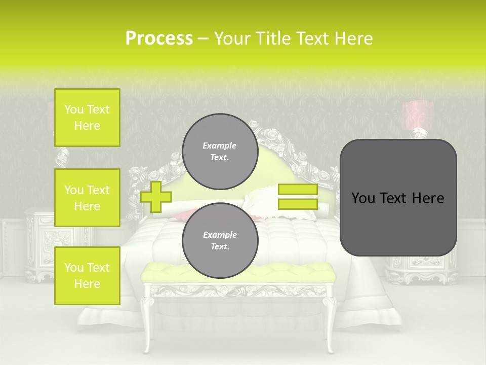 Cushion Pillow Fashionable PowerPoint Template