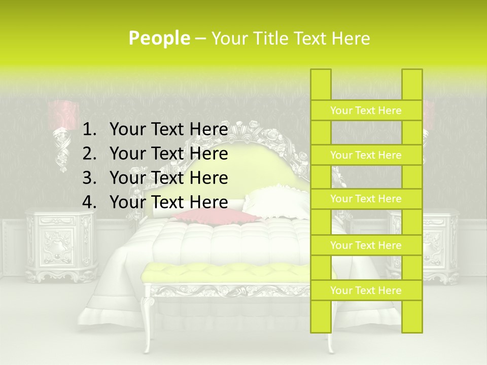 Cushion Pillow Fashionable PowerPoint Template