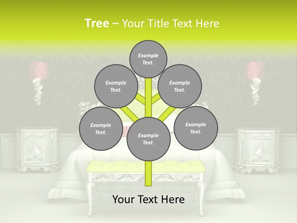 Cushion Pillow Fashionable PowerPoint Template