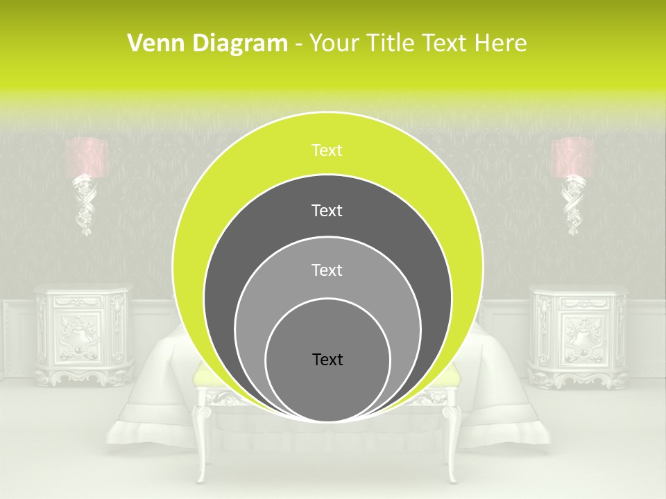 Cushion Pillow Fashionable PowerPoint Template