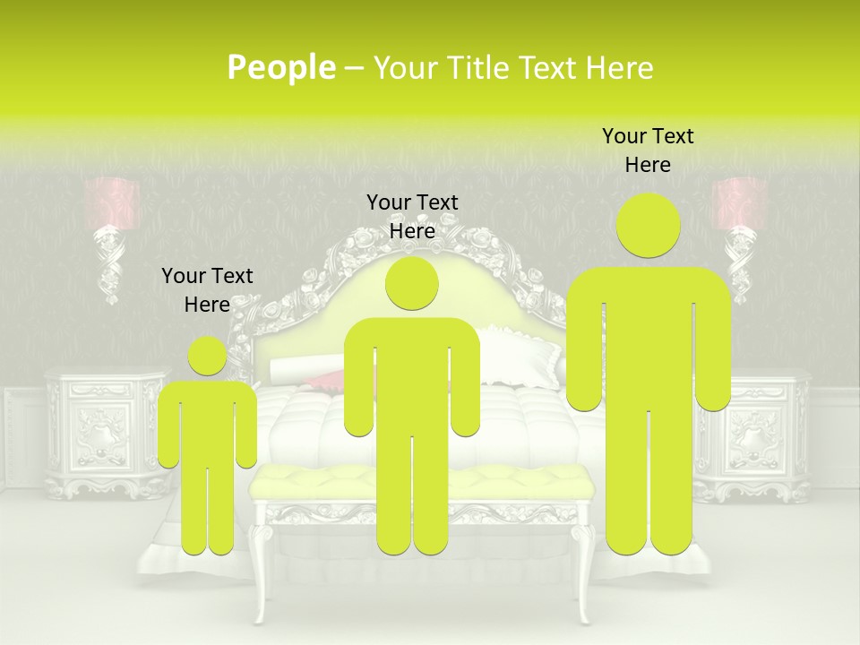 Cushion Pillow Fashionable PowerPoint Template